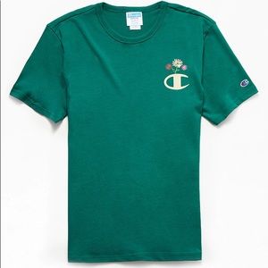 Green Champion Floral Tee